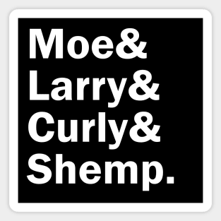 Funny Names x The Three Stooges 2 Magnet